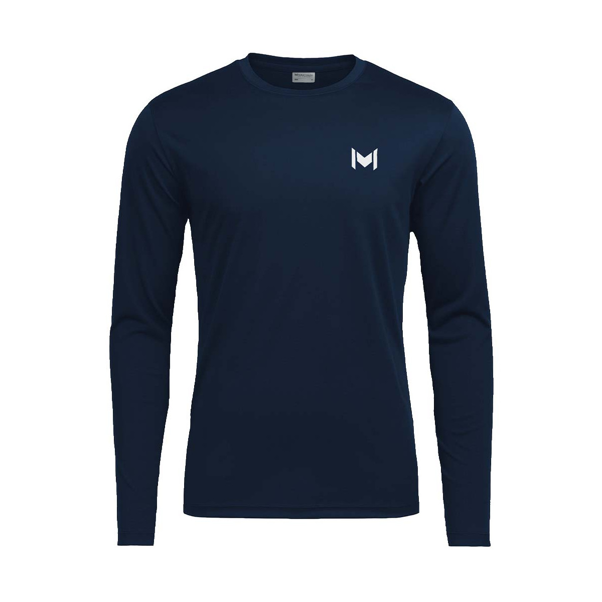 T-shirt &agrave; manches longues Mouratoglou Bleu marine