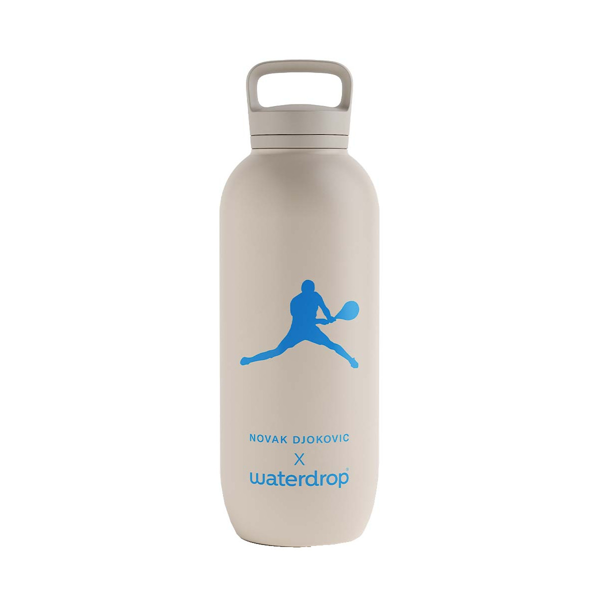 Gourde Thermo Waterdrop Novak Djokovic 1.4L Gris
