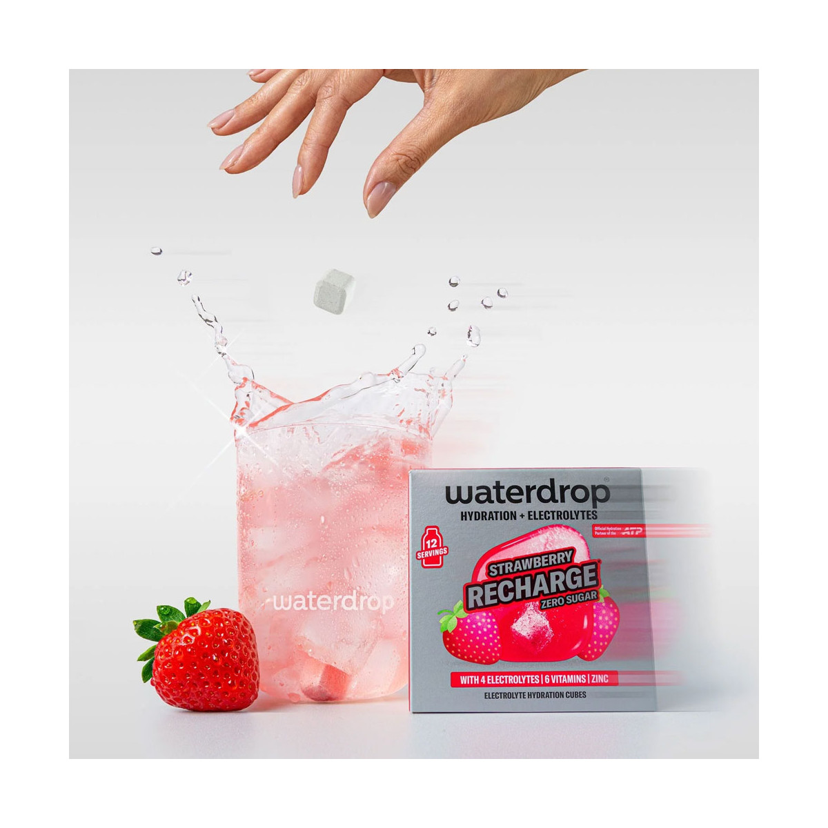 Recharge Waterdrop Fraise x12