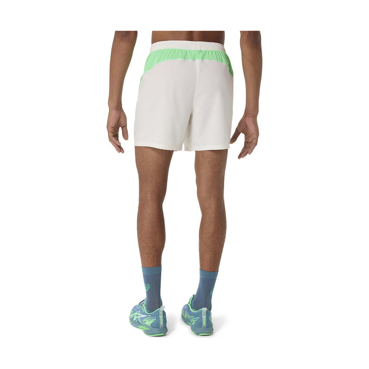 Short Asics Padel Court Cr&egrave;me / Vert