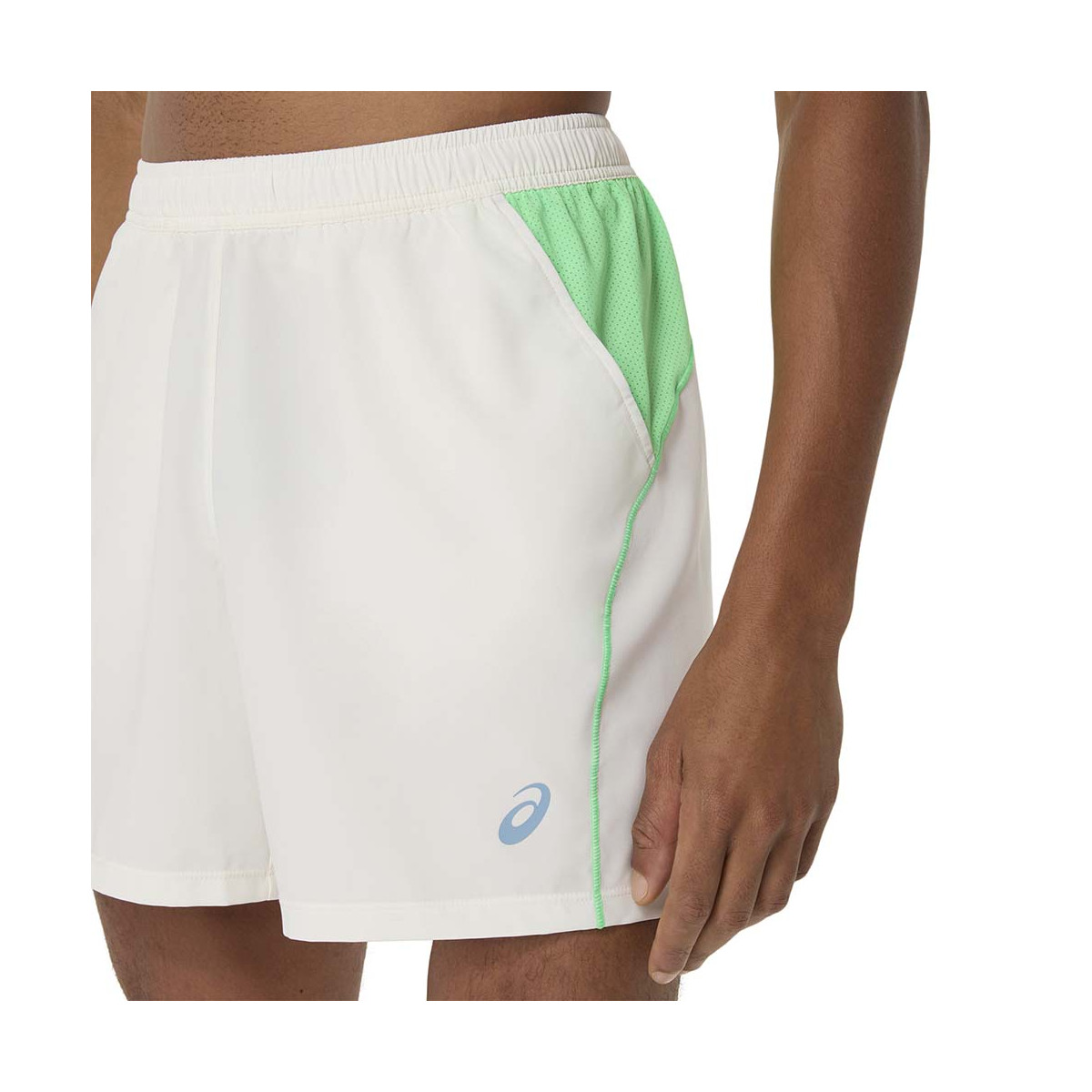 Short Asics Padel Court Cr&egrave;me / Vert