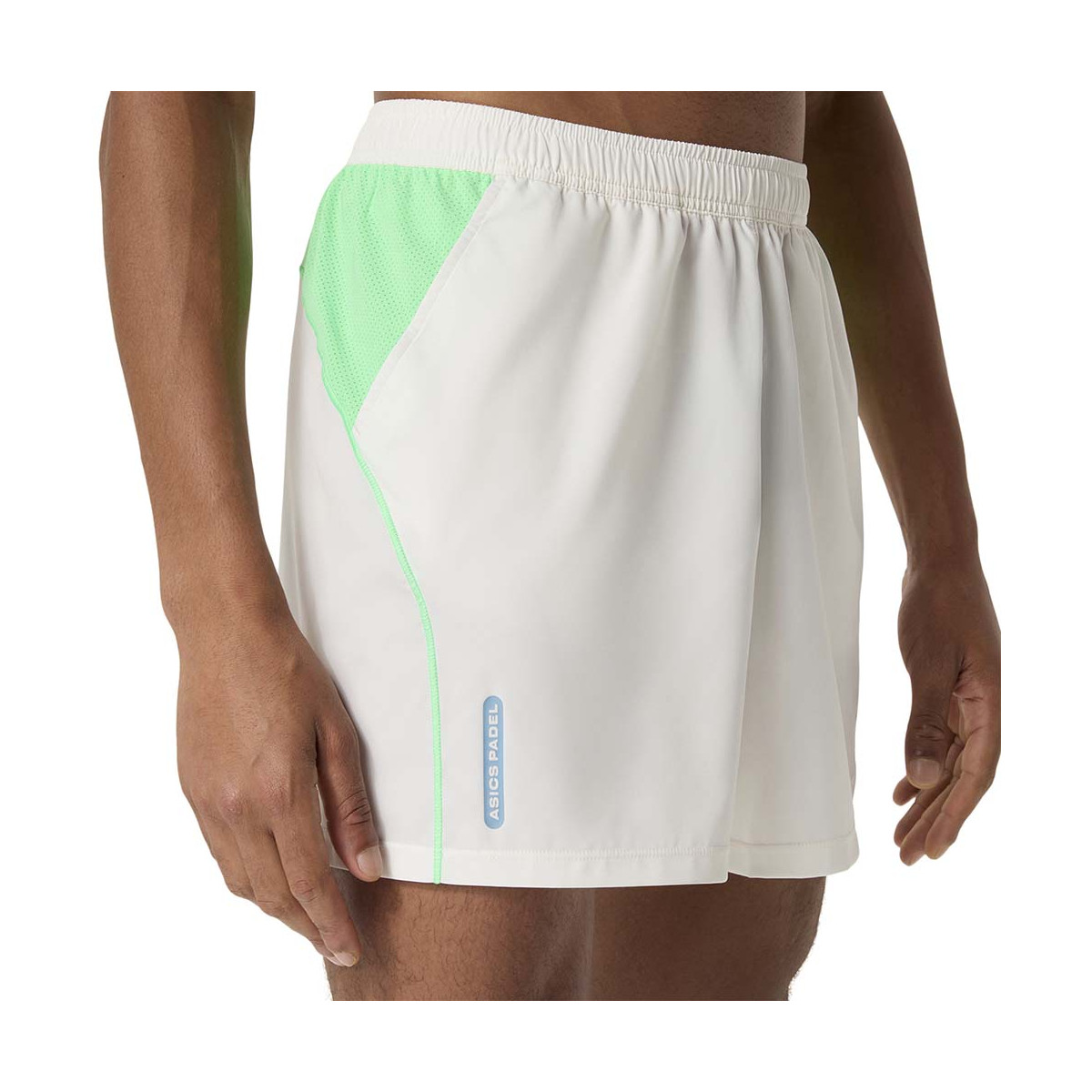 Short Asics Padel Court Cr&egrave;me / Vert