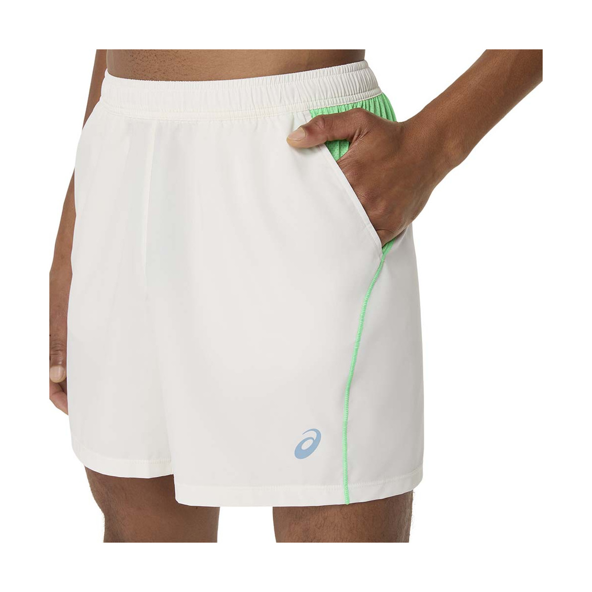 Short Asics Padel Court Cr&egrave;me / Vert