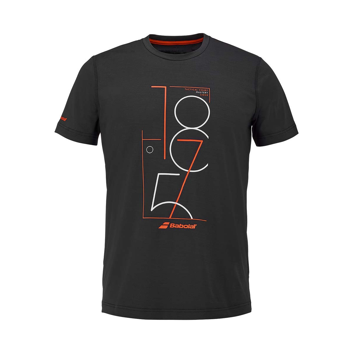 T-Shirt Babolat Exercise Graphic Noir