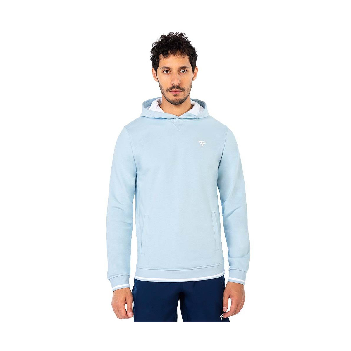 Sweat &agrave; capuche Tecnifibre Team Terry Hoodie Bleu ciel