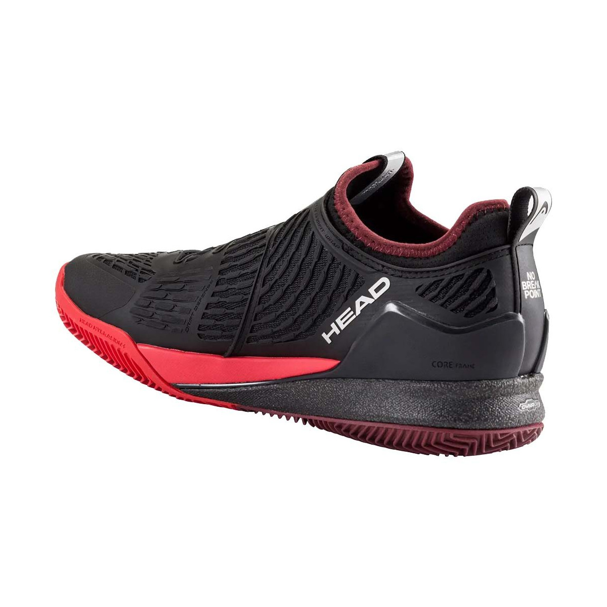 Chaussures Head Endure Pro BOA Terre battue Noir / Rouge