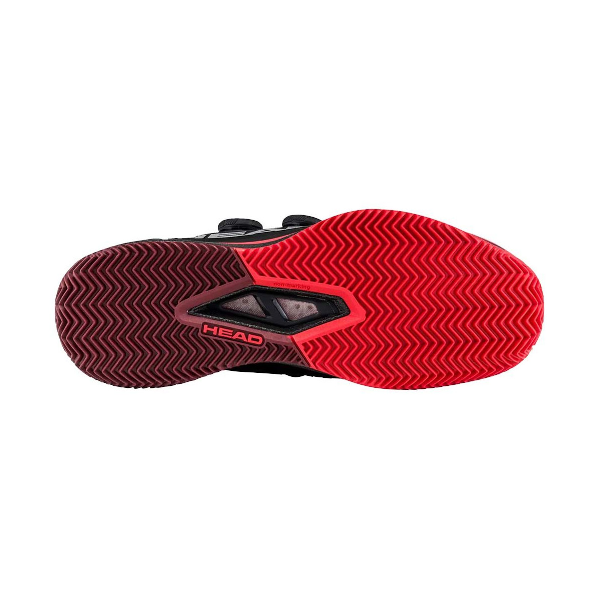 Chaussures Head Endure Pro BOA Terre battue Noir / Rouge