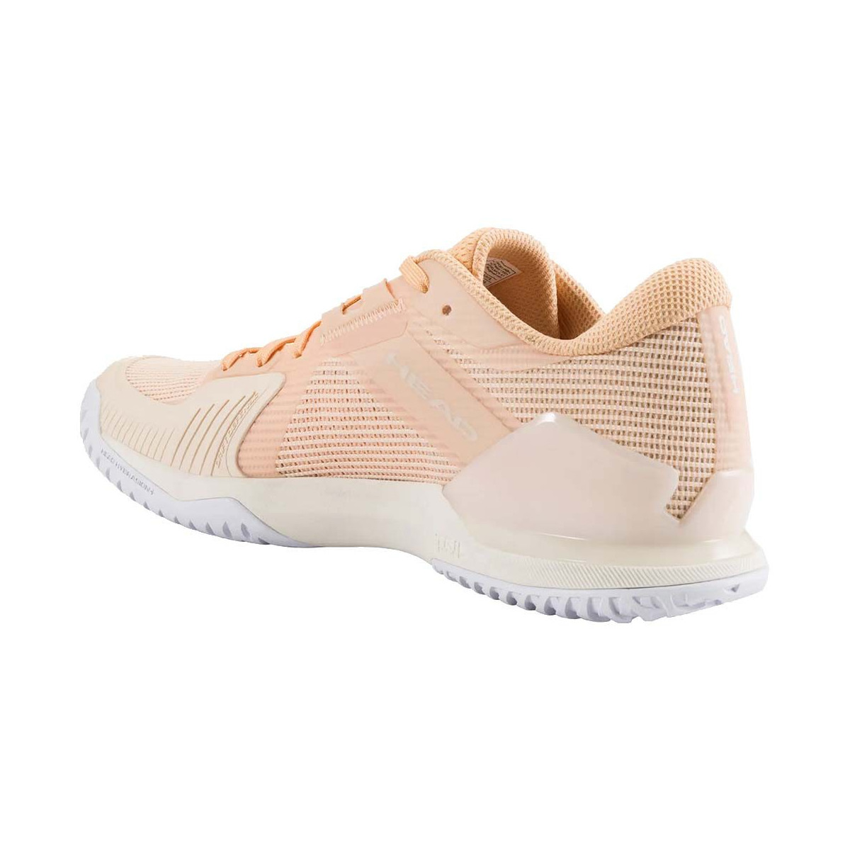 Chaussures Head Sprint Pro 4.0 Femme P&ecirc;che / Blanc
