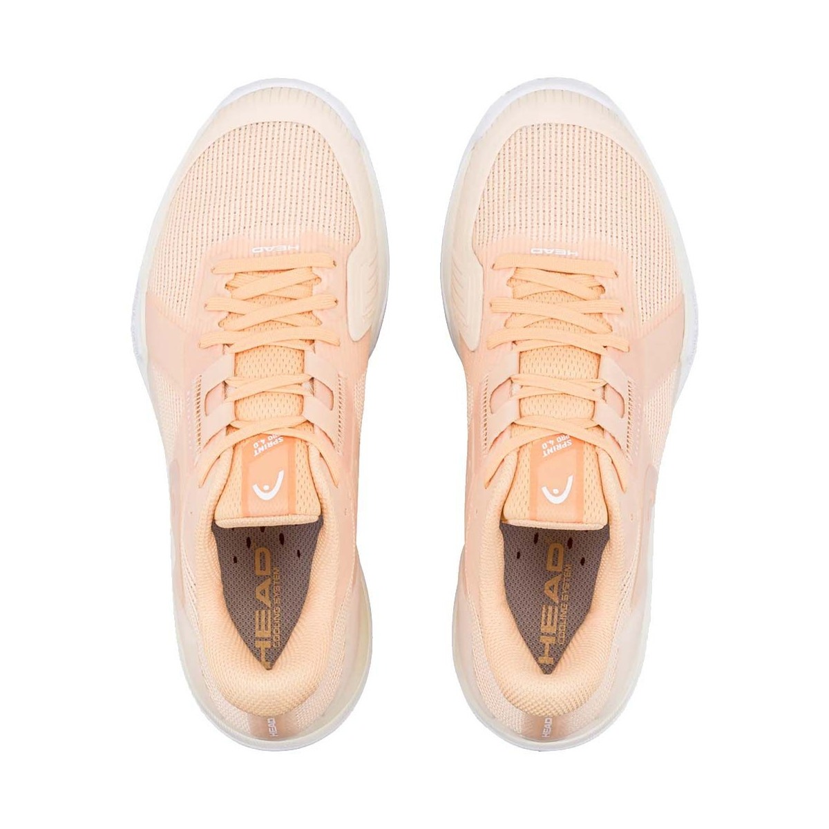 Chaussures Head Sprint Pro 4.0 Femme  Terre battue P&ecirc;che / Blanc