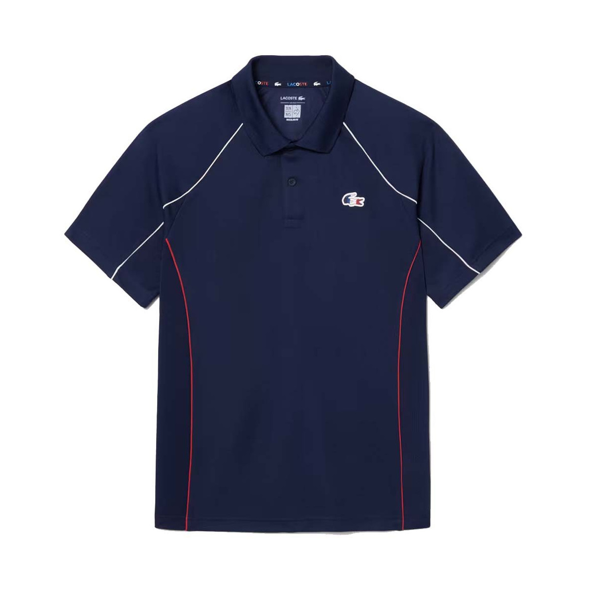 Polo Lacoste &Eacute;quipe de France de Tennis Bleu marine