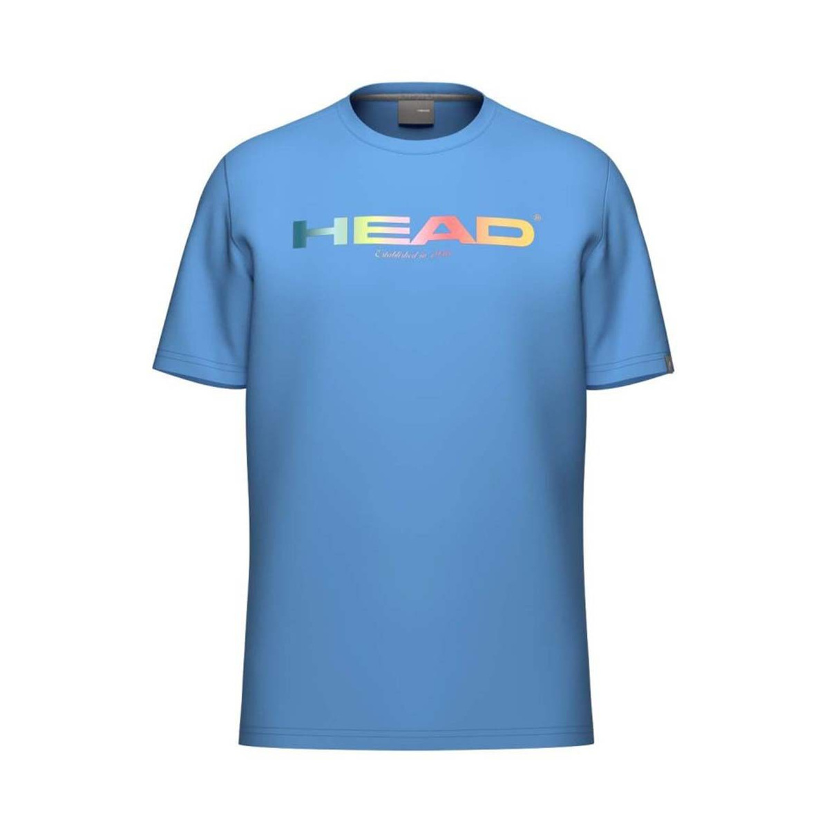 T-Shirt Head Rainbow Bleu ciel