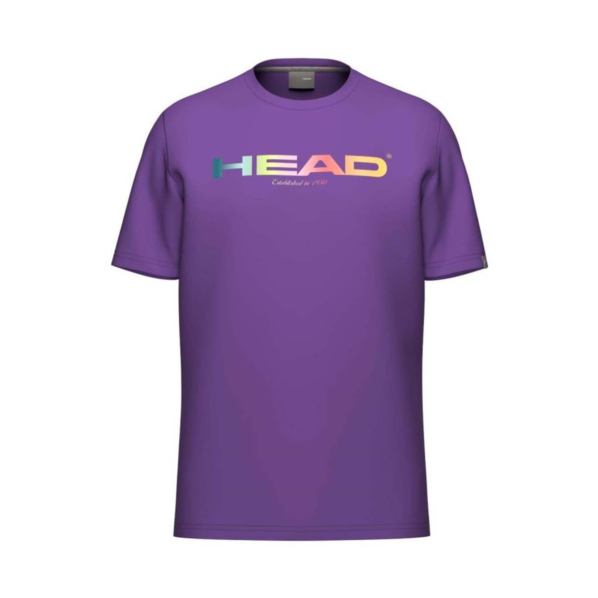 T-Shirt Head Rainbow Violet