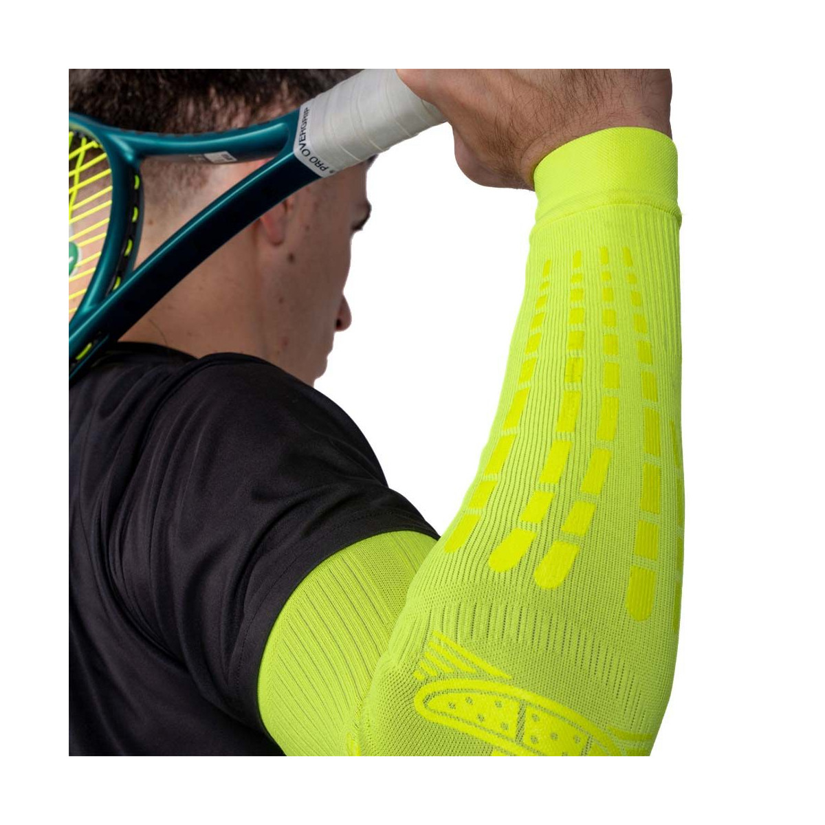 Manchon de compression Floky NO-STRAIN Evolution Jaune