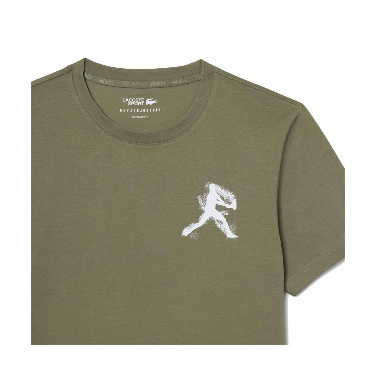 Pack T-Shirt + Casquette Lacoste Tennis x Novak Djokovic Kaki
