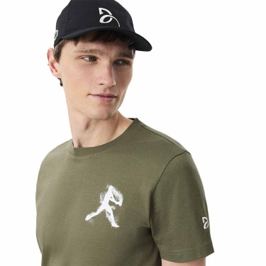 Pack T-Shirt + Casquette Lacoste Tennis x Novak Djokovic Kaki