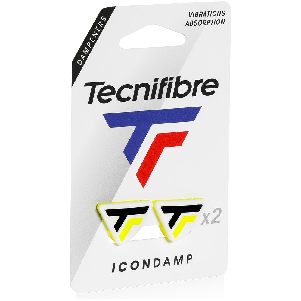 Antivibrateur Tecnifibre Icon Damp Blanc / Jaune