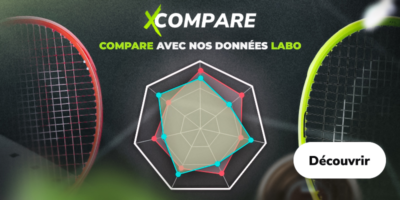 X-Compare comparateur raquette cordage chaussures