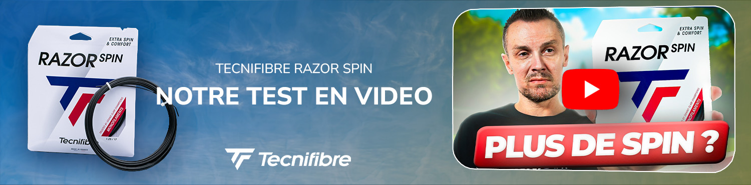 Test raquette Tecnifibre Razor Spin