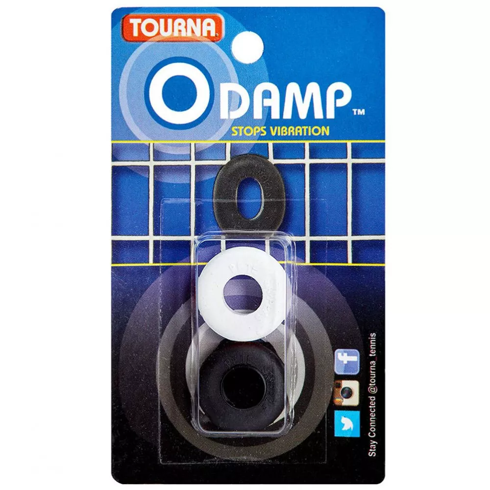 Antivibrateurs Tourna O Damp Noir / Blanc x 2