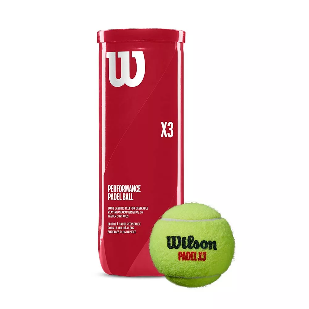 Carton 24 tubes de 3 balles Wilson Padel X3