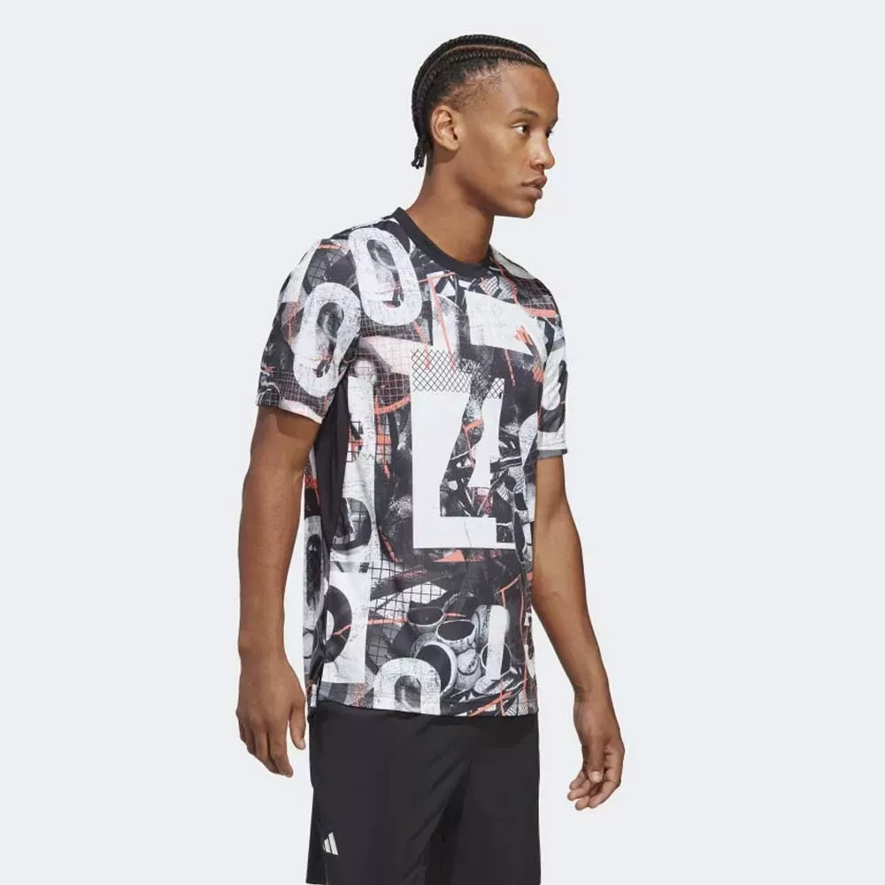 T-Shirt Adidas Club Graph Printed