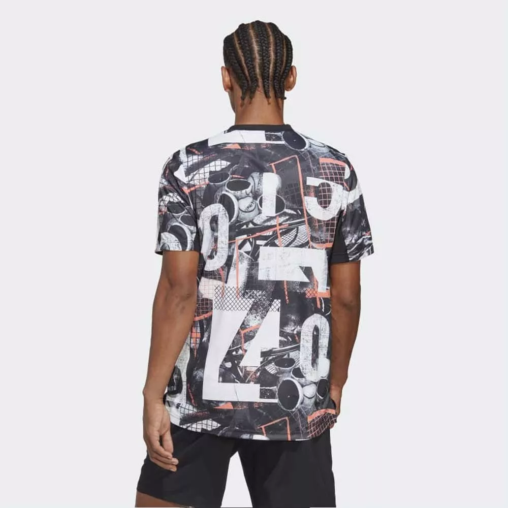 T-Shirt Adidas Club Graph Printed