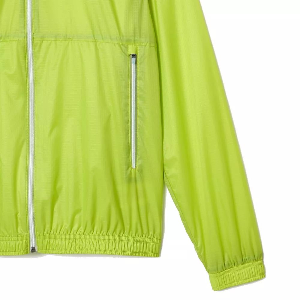 Veste zipp&eacute;e Lacoste Tennis x Novak Djokovic Vert