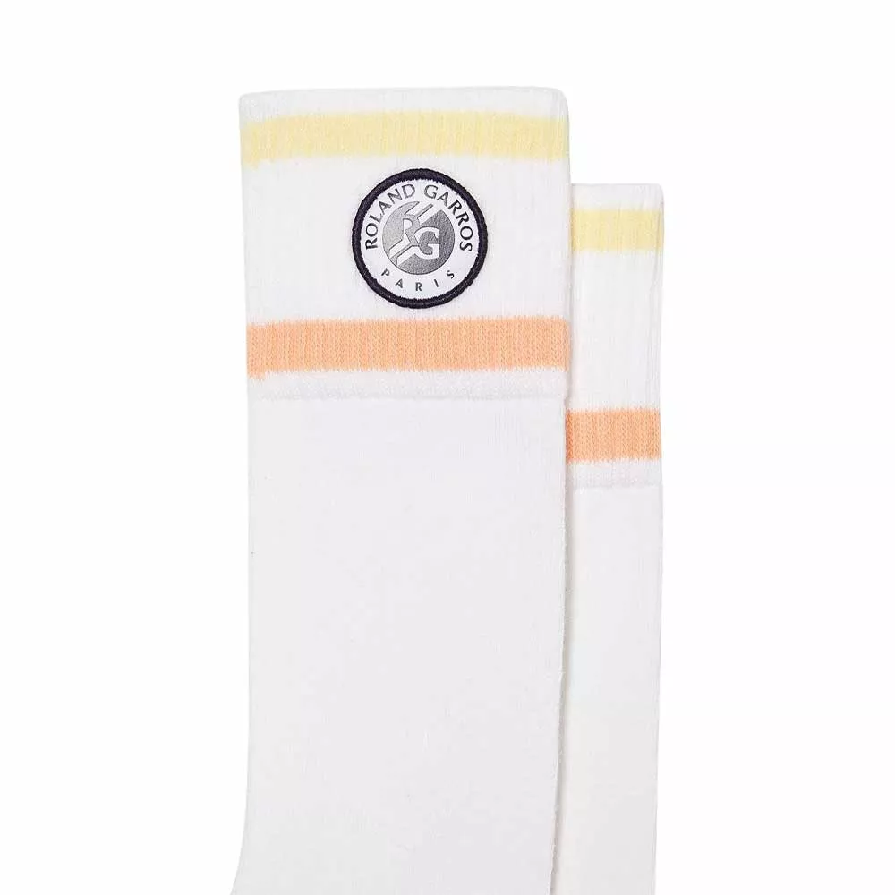 Chaussettes Lacoste Roland Garros Blanc