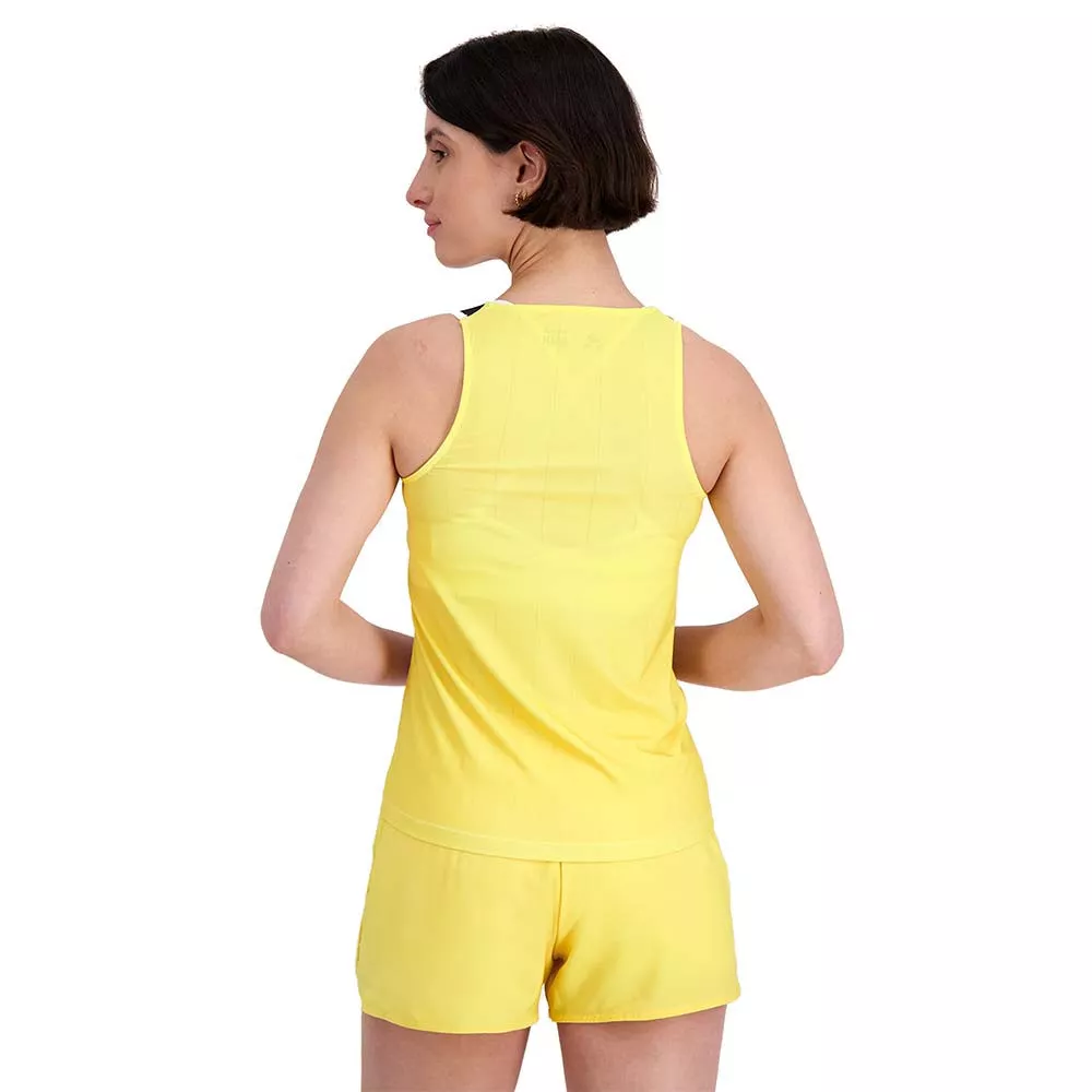 D&eacute;bardeur Le Coq Sportif Yannick Noah Paris Blanc / Jaune