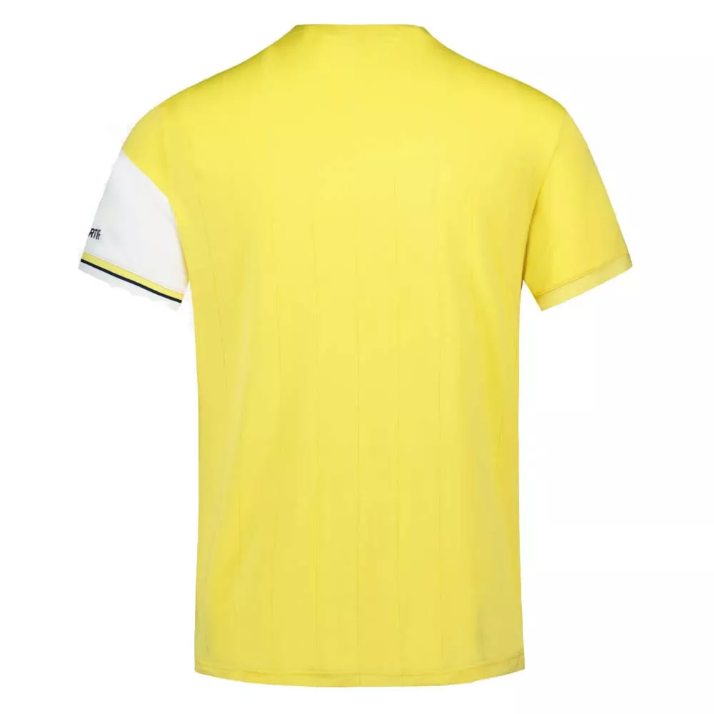 T-Shirt Le Coq Sportif Junior Yanick Noah Paris Blanc / Jaune