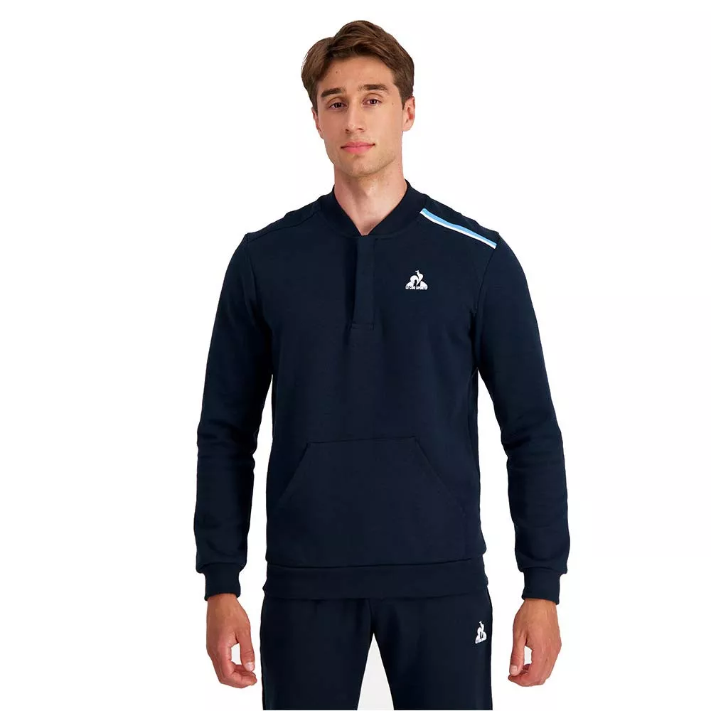 Sweat &agrave; capuche Le Coq Sportif Heritage Bleu marine