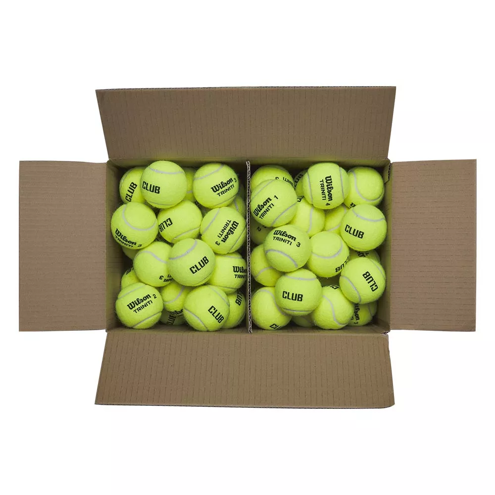 Carton 72 balles Wilson Triniti Club