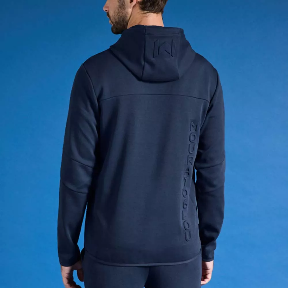 Sweat &agrave; capuche Mouratoglou Bleu marine