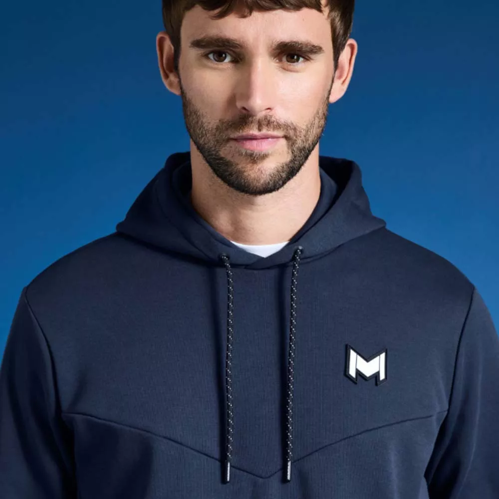 Sweat &agrave; capuche Mouratoglou Bleu marine