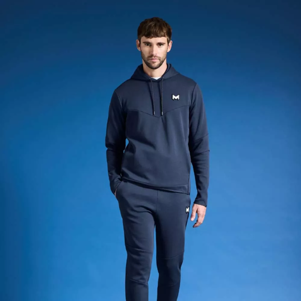 Sweat &agrave; capuche Mouratoglou Bleu marine