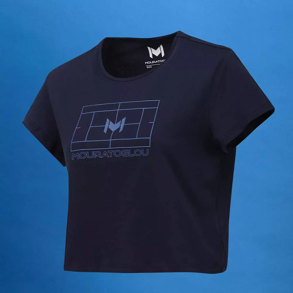 T-shirt Mouratoglou Training Femme Bleu marine