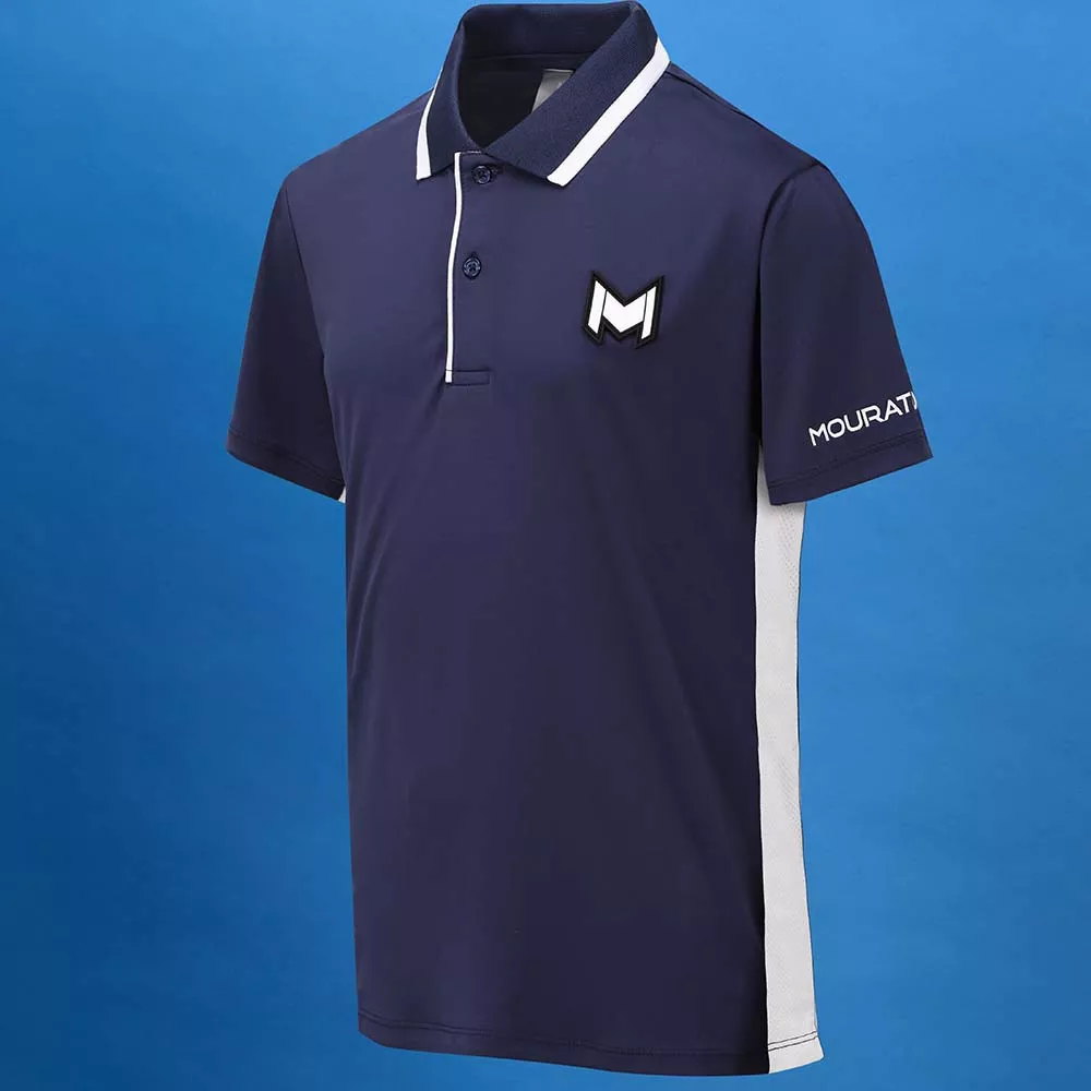 Polo Mouratoglou Match Gar&ccedil;on Bleu marine