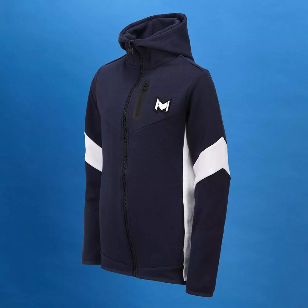 Veste &agrave; capuche Mouratoglou Gar&ccedil;on Bleu marine