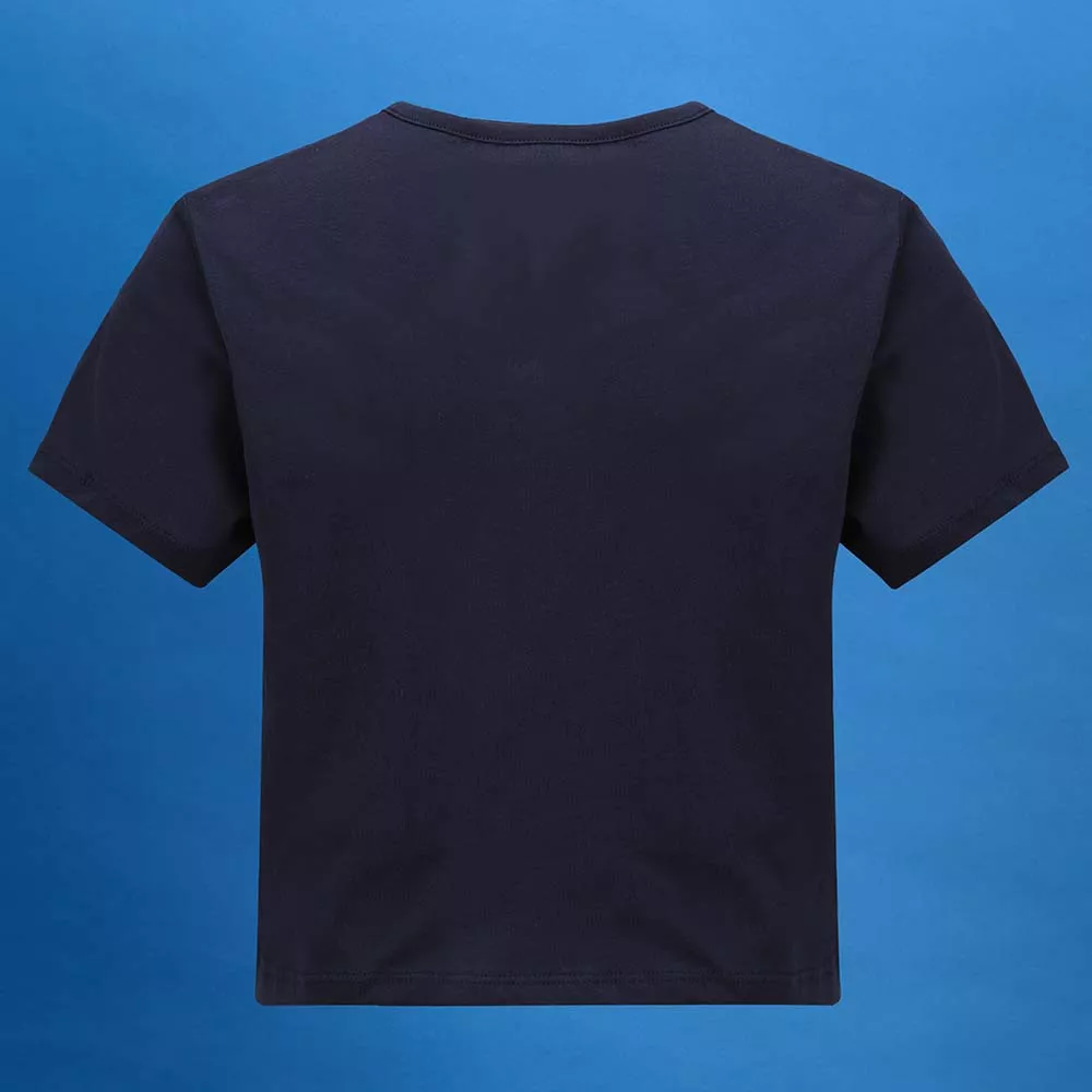 T-shirt Mouratoglou Training Fille Bleu marine