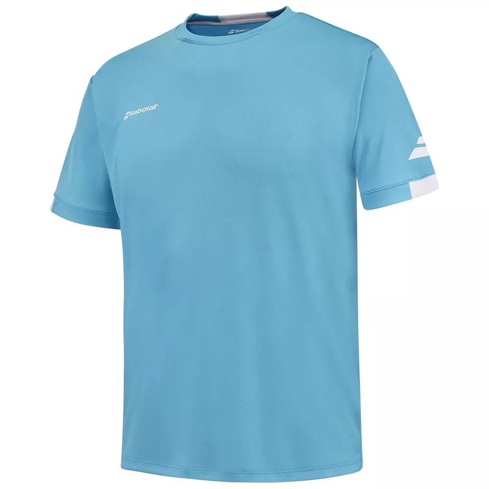 T-Shirt Babolat Play Crew Neck Bleu clair
