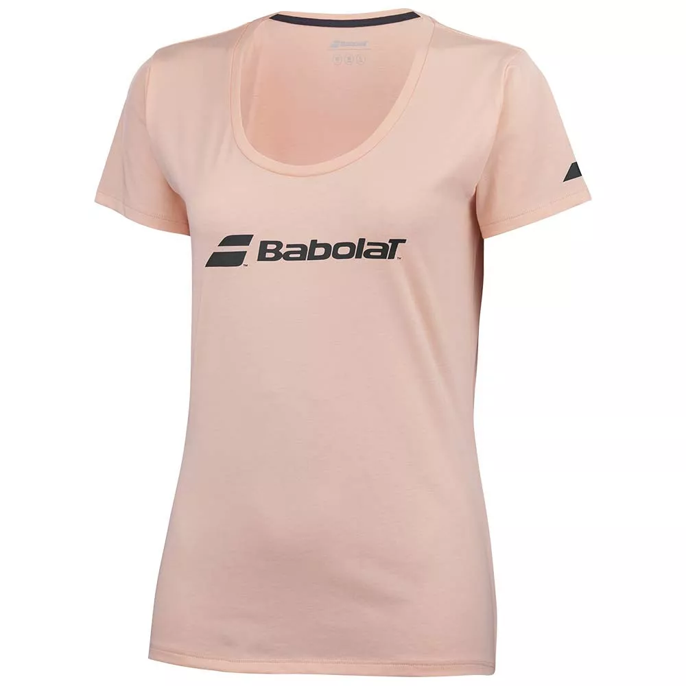 T-Shirt Babolat Exercise Femme Rose poudr&eacute;