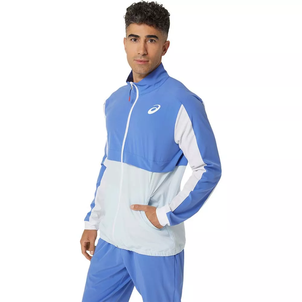 Veste Asics Match Bleu / Blanc