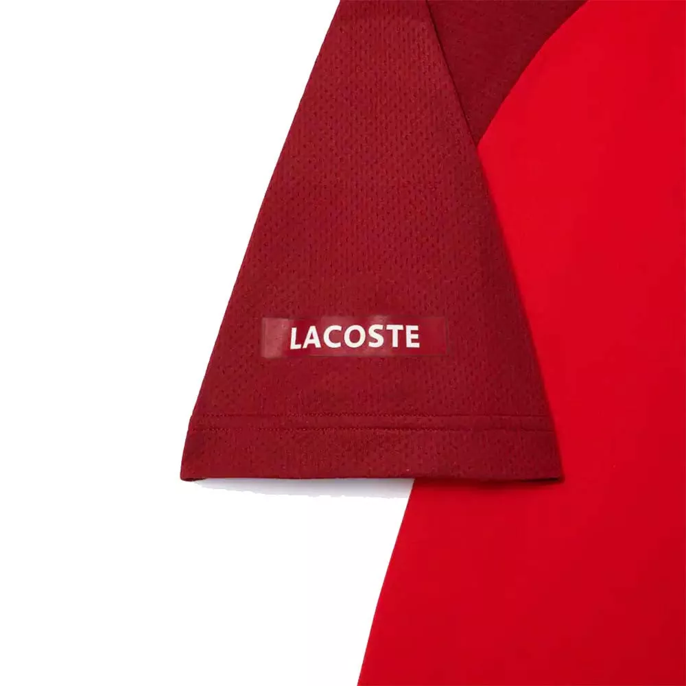 Polo Lacoste Tennis x Daniil Medvedev Rouge / Bordeaux
