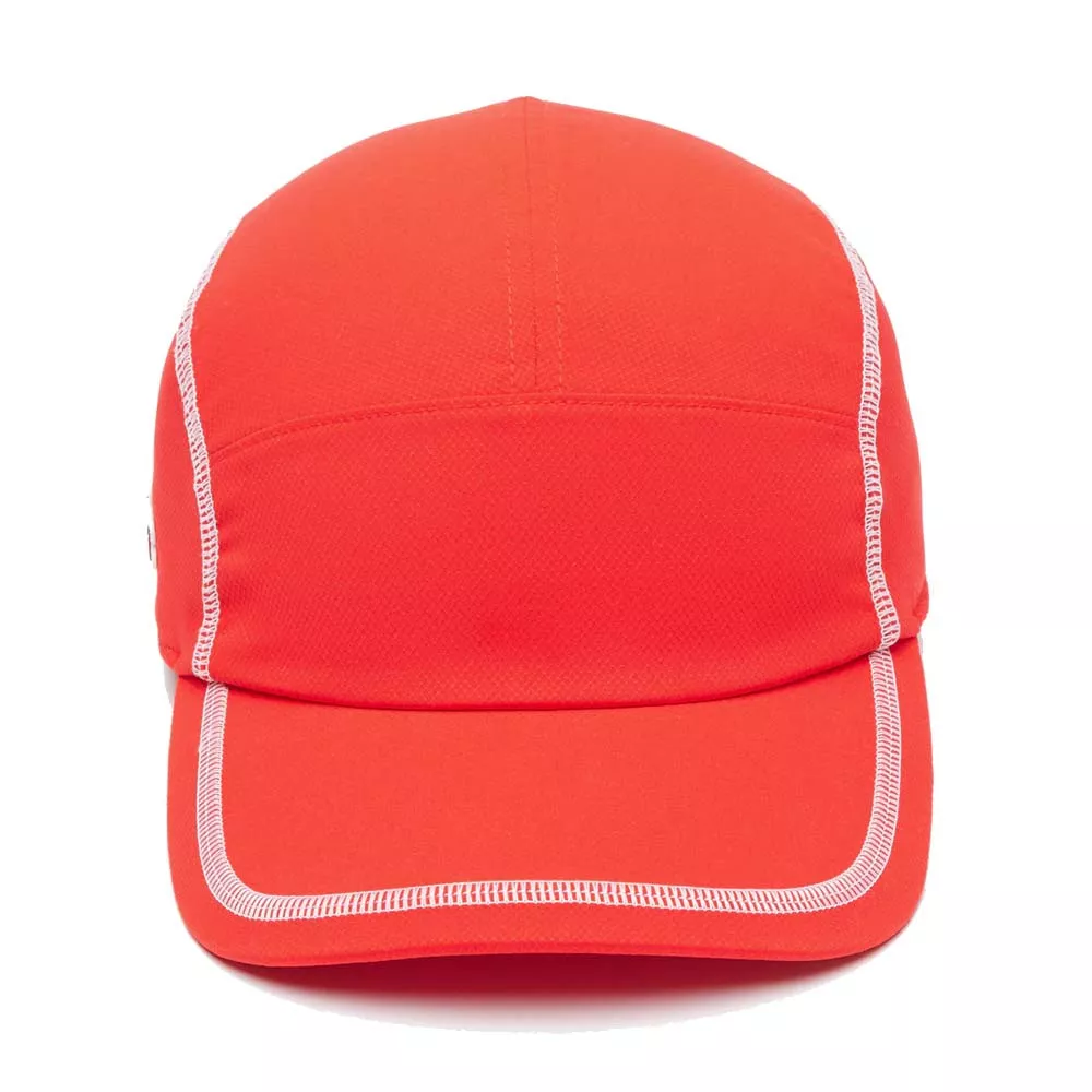 Casquette Lacoste Color-Block Rouge