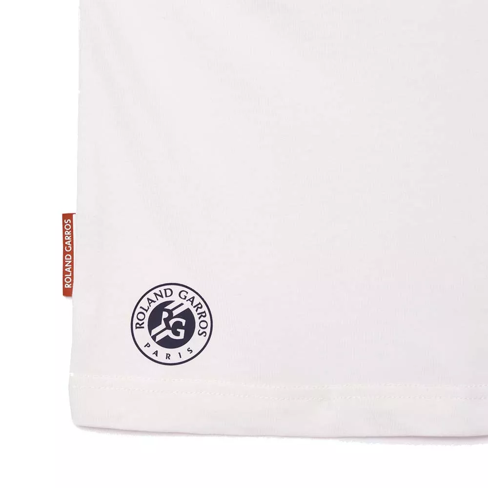 T-Shirt Lacoste Sport Roland Garros Unisex Blanc