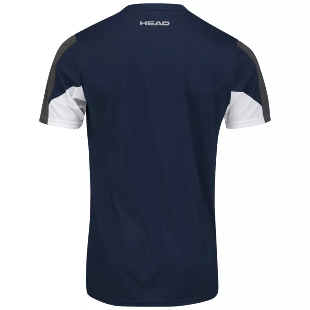 T-Shirt Head Junior Club Tech Bleu Marine