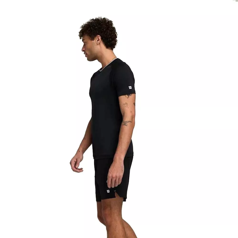 T-Shirt Wilson Team Seamless Crew Noir