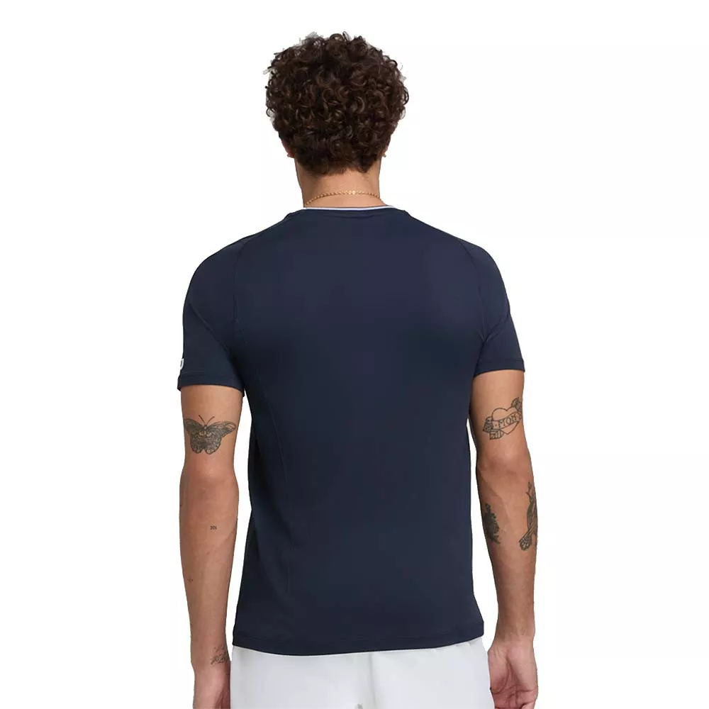 T-Shirt Wilson Team Seamless Crew Bleu marine
