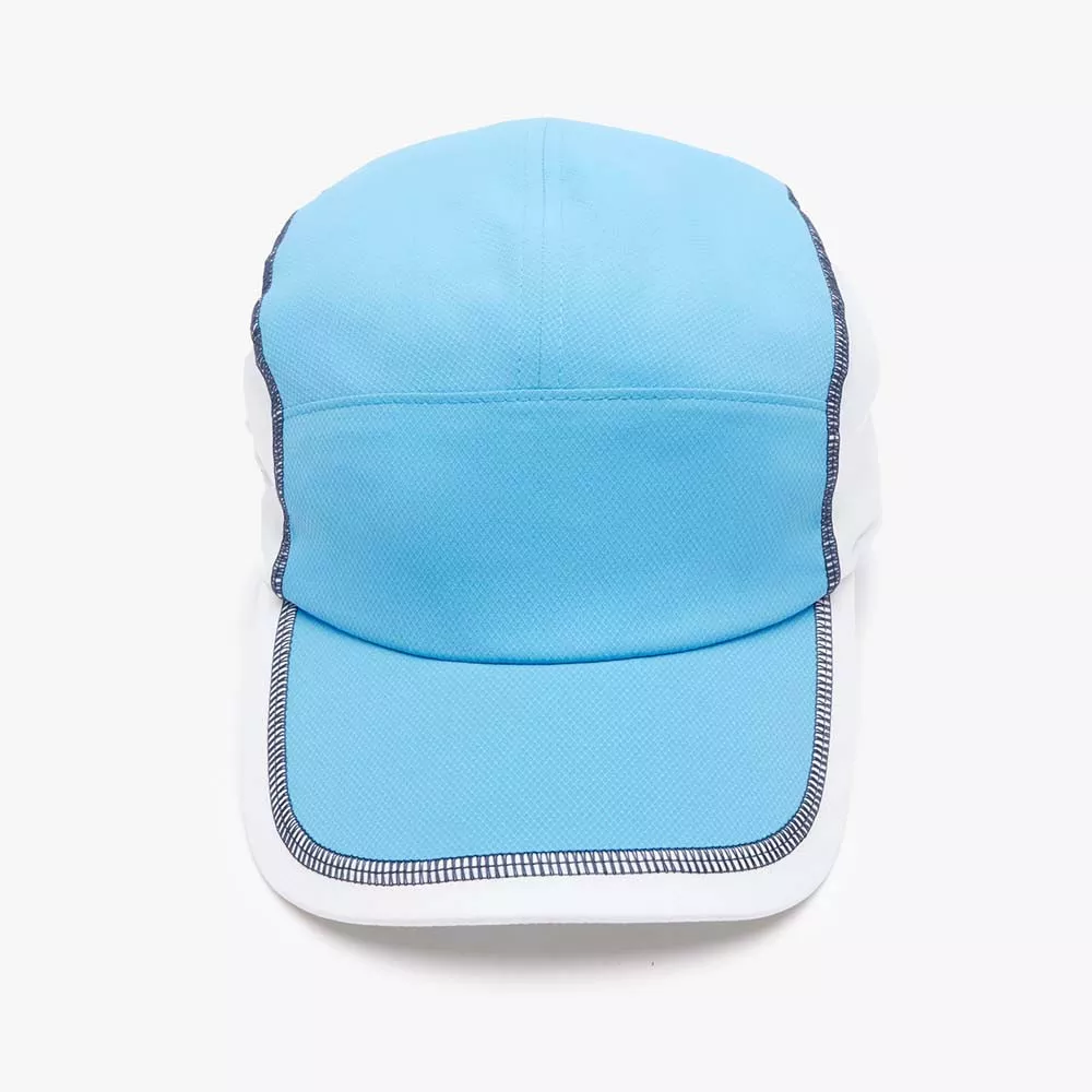 Casquette Lacoste Color-Block Bleu / Blanc