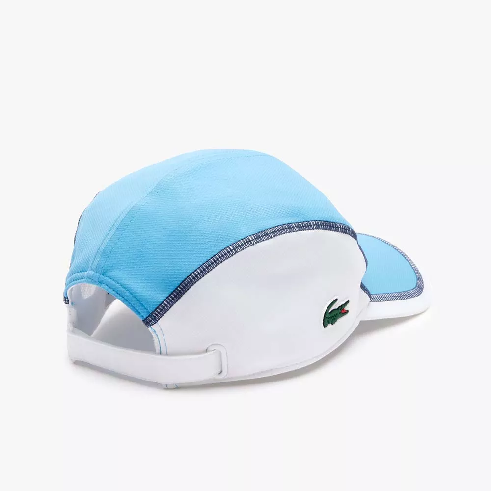 Casquette Lacoste Color-Block Bleu / Blanc